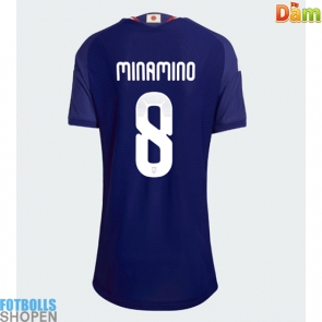 Billiga Japan Takumi Minamino #8 Hemmatröja Dam VM 2026 Kortärmad